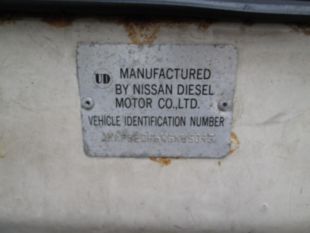 1998 UD 3000 Diesel 4x2 Box Truck