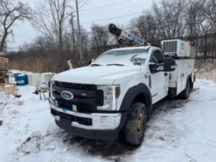 2018 Ford F-550 4x4 Auto Crane HC7 Service Truck