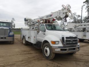 2016 Ford F-750 Diesel 4x2 Terex Commander 4047 Digger Derrick Truck