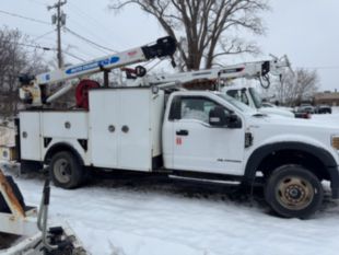 2018 Ford F-550 4x4 Auto Crane HC7 Service Truck