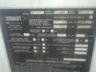 2016 Freightliner M2 4x2 Versalift VST-7500-MHI Material Handler  Bucket Truck