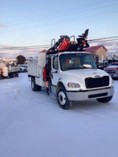 2023 Freightliner M2106 4x2 Fassi F145AZ.0.22 Grapple Truck