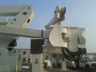 2016 Freightliner M2 Diesel 4x4 Versalift VST-7500-MHI Material Handler Bucket Truck