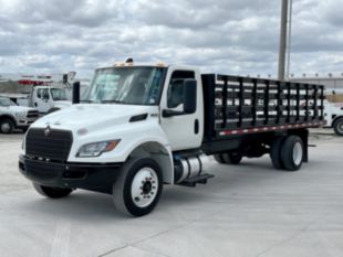 2025 International MV607 4x2 20' Stake Platform Truck