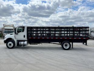 2025 International MV607 4x2 20' Stake Platform Truck