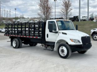 2025 International MV607 4x2 20' Stake Platform Truck