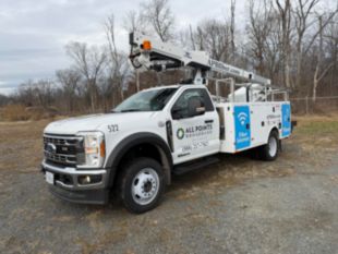 2024 Ford F-550 Powerstroke 4x4 Versalift SST36N Cable Placer Bucket Truck