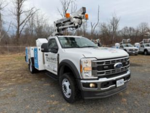 2024 Ford F-550 Powerstroke 4x4 Versalift SST36N Cable Placer Bucket Truck