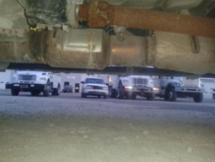 2016 Ford F-550 Powerstroke Diesel Crew Cab 4x4 "Rail Gear Equipped Flatbed Truck