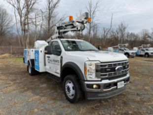 2024 Ford F-550 4x4 Powerstroke Versalift SST-36N Cable Placer Bucket Truck