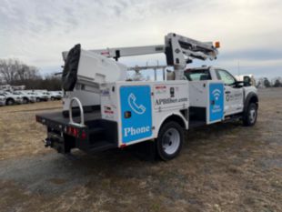2024 Ford F-550 4x4 Powerstroke Versalift SST-36N Cable Placer Bucket Truck