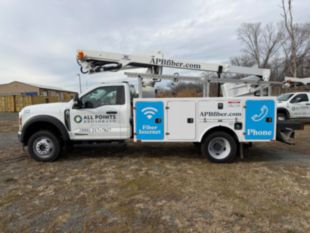 2024 Ford F-550 4x4 Powerstroke Versalift SST-36N Cable Placer Bucket Truck