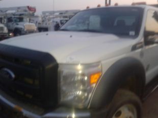 2016 Ford F-550 Powerstroke Diesel Crew Cab 4x4 "Rail Gear Equipped Flatbed Truck