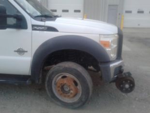 2016 Ford F-550 Powerstroke Diesel Crew Cab 4x4 "Rail Gear Equipped Flatbed Truck