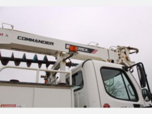 2015 Freightliner 4x4 Terex Commander 4047 Digger Derrick Truck