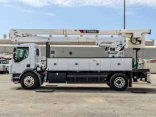 2024 Peterbilt 220 EV 4x2 Terex Utilities TC55 Optima Bucket Truck