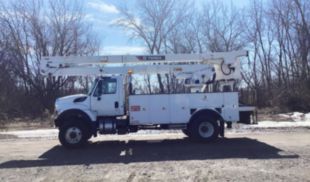 2019 International 7300 4x4 Terex TC55 Bucket Truck