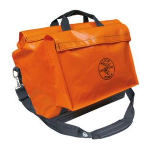 Klein Tools Tool Bag, Vinyl Equipment Bag, Orange, Large