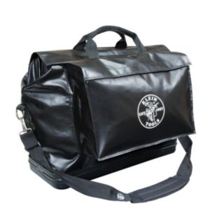 Klein Tools Tool Bag, Vinyl Equipment Bag, Black, Large