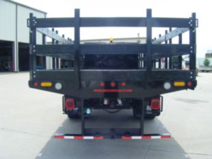 Heavy-Duty Hi-Rail Flatbed Truck