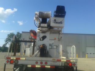2016 Freightliner M2 Diesel 4x4 Terex Commander 4047 Digger Derrick Truck