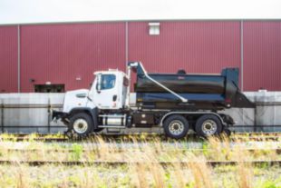 Rear Rotary 26,200 lbs Hi-Rail Dump Truck
