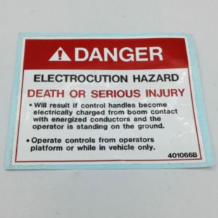 DECAL ELECTROCUTION HAZARD