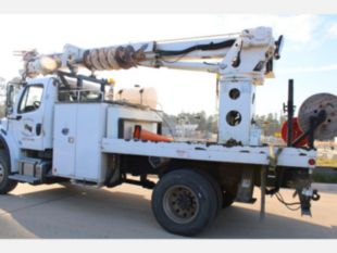 2020 Freightliner 4x4 Terex Commander 4047 Digger Derrick Truck