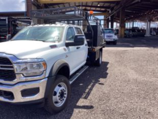 2024 RAM 5500 Crew Cab 4x4 Flatbed Manhauler Truck