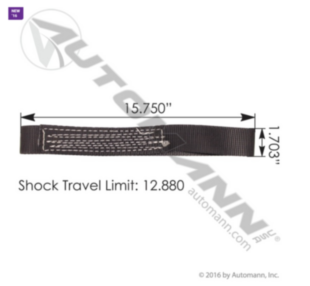 Automann Shock Strap 12.88in Hendrickson