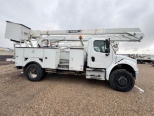 2015 Freightliner M2 Diesel 4x4 Terex HRX-55 Material Handler Bucket Truck