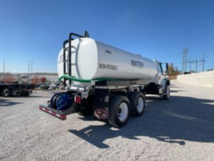 2015 Freightliner M2106 6x6 Load King 4000 Gallon Water Truck With Cannon