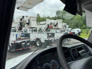 2017 Freightliner M2 Diesel 4x2 Altec Material Handler Bucket Truck