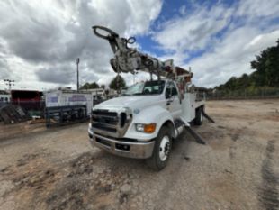 2015 Ford F750 4x2 Terex Commander 4047 Digger Derrick 