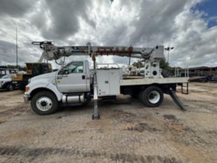 2015 Ford F750 4x2 Terex Commander 4047 Digger Derrick 