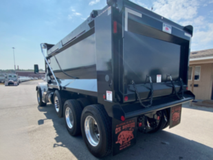 2025 Peterbilt 567 8x4 16' Ox Bodies Dump Truck