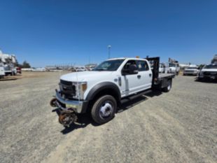 2018 Ford F-550 Powerstroke Diesel Crew Cab 4x4 "Rail Gear Equipped" Flatbed Truck