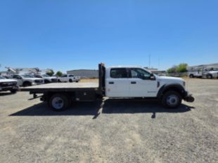 2018 Ford F-550 Powerstroke Diesel Crew Cab 4x4 "Rail Gear Equipped" Flatbed Truck