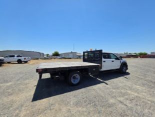 2018 Ford F-550 Powerstroke Diesel Crew Cab 4x4 "Rail Gear Equipped" Flatbed Truck