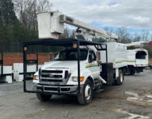 2015 Ford F750 4x2 Terex XT60 Forestry Bucket Truck