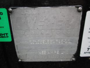 2007 Weber CF-3 Cummins Powered Generator