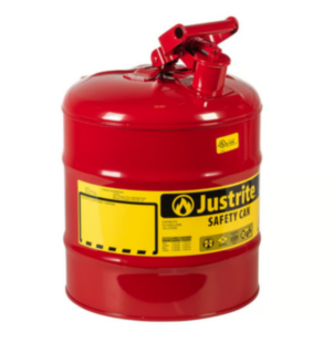 Justrite 5-Gallon Safety Can for Flammables