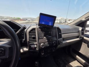 2018 Ford F-550 Powerstroke Diesel Crew Cab 4x4 "Rail Gear Equipped" Flatbed Truck