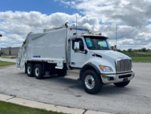 2025 Peterbilt 548 6x4 Loadmaster Excel 25 Yard Rear Loader Truck