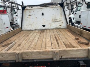 2015 Ford F-550 Crew Cab Powerstroke Diesel 4x4 Flatbed Truck