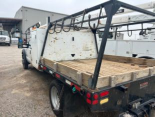 2015 Ford F-550 Crew Cab Powerstroke Diesel 4x4 Flatbed Truck