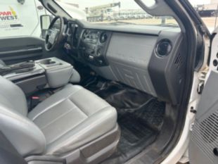 2015 Ford F-550 Crew Cab Powerstroke Diesel 4x4 Flatbed Truck