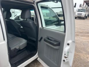 2015 Ford F-550 Crew Cab Powerstroke Diesel 4x4 Flatbed Truck