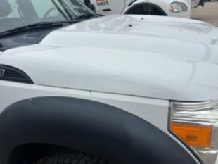 2015 Ford F-550 Crew Cab Powerstroke Diesel 4x4 Flatbed Truck