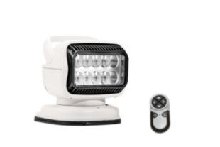 GOLIGHT Spotlight, Handheld, Remote Controlled, 40W, 12VDC, 3.5A, Black or White